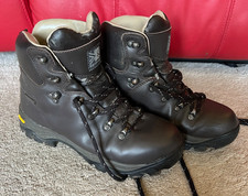 Ladies Weathertite Karrimor KSB Orkney Brown Leather Walking Boots Size 5 Vibram