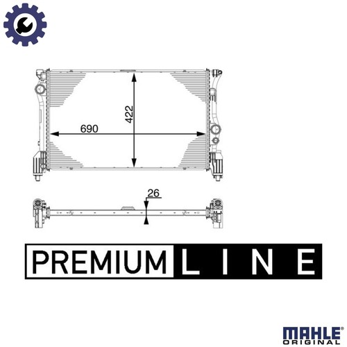 Radiator engine cooling 931 - cooling, cr