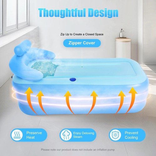 Inflatable bathtub pvc - inflatable,