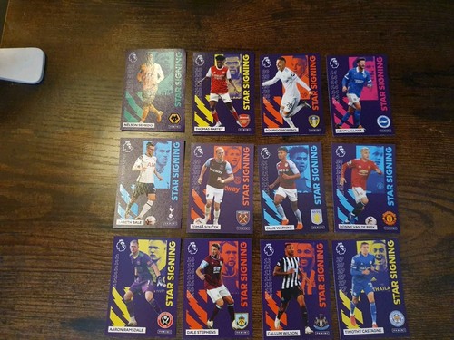 Star signing stickers panini - star,