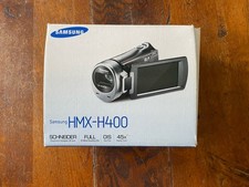 Samsung HMX-H400 Handheld High-Definition Camcorder Video Camera Black Boxed
