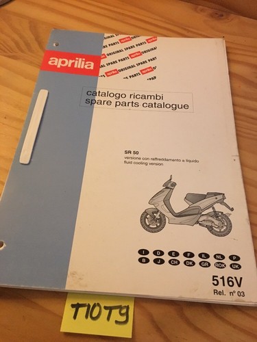 Aprilia parts list - parts,