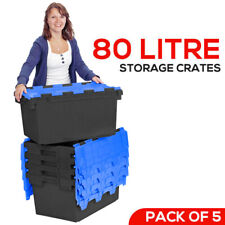  5 x LARGE Plastic Crates