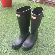 Hunter wellies size 3 black
