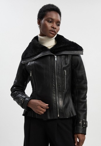 Karen millen shearling high - millen,