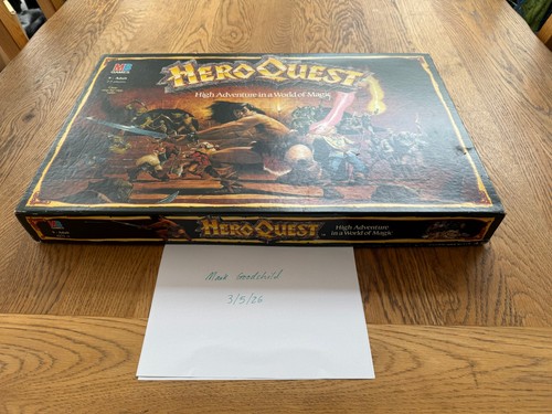 Vintage 1989 heroquest board - vintage,
