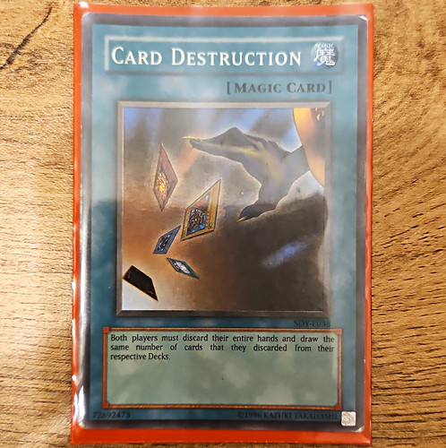 Card destruction - yu-gi-oh!,