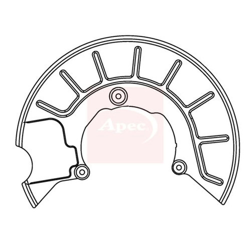 Apec brake disc splash guard - apec,