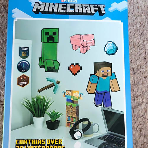 Mojang minecraft wall - minecraft, decals