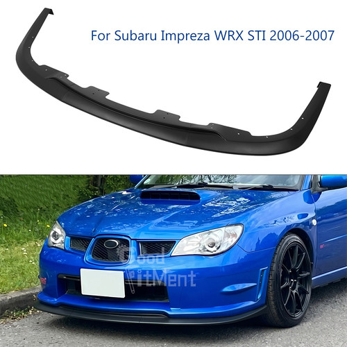 Matte front splitter lip - matte,