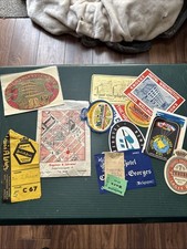 Vintage Hotel Luggage Labels Ephemera. Vintage Travel Ephemera.