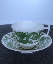 Antique Coalport Green Dragon