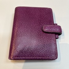 Filofax Finsbury Filofax in pink Grained Leather Mini Organiser