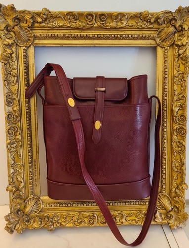 Cartier oval oxblood leather - cartier,