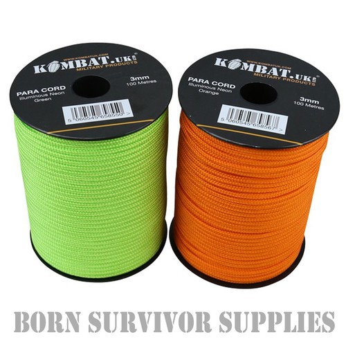Neon orange green - neon, paracord