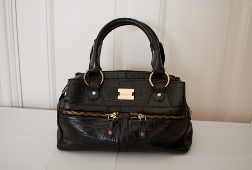Modalu pippa black croc - ‘pippa’,