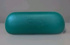 Specsavers Glasses Case. Green. Snap shut 