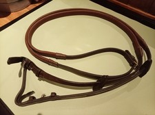 Brown Leather And Rubber Grip