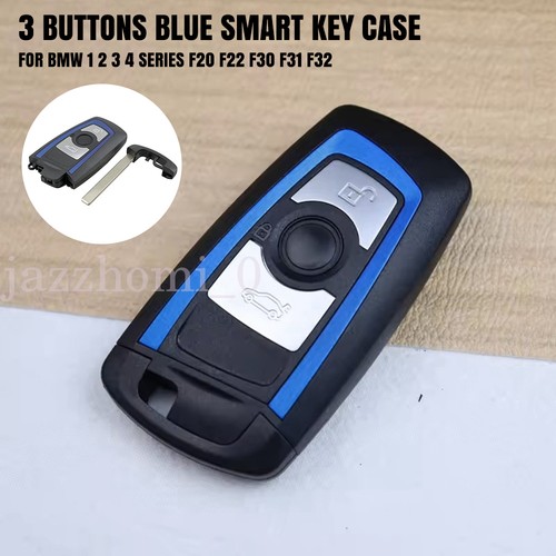 Blue remote key fob case - blue,