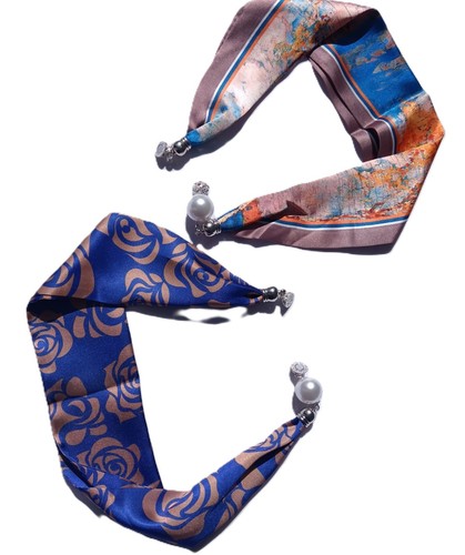 2pcs satin scarf - satin,