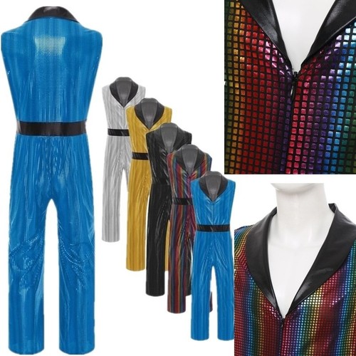 Mens shiny disco costume - mens,