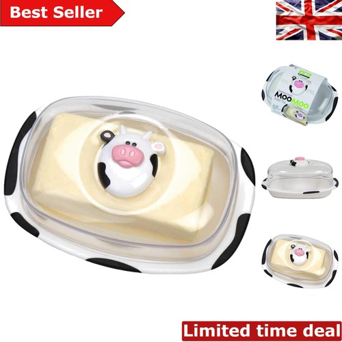 Moo cow butter dish - moo,
