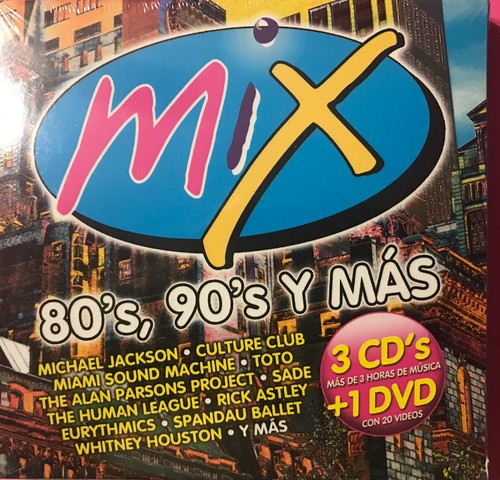 3cd dvd 80s 90s mix - dvd, touch