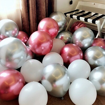 Chrome balloons metallic - 10-50,