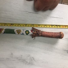 Vintage beaded native american  Whip Riding Crop Equestrian app 24" hunting crop