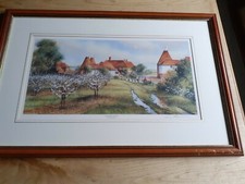 Englands Garden Kent Terry Harrison Print Signed