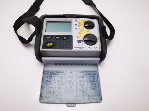 Megger rcdt320 tester not - rcdt320,
