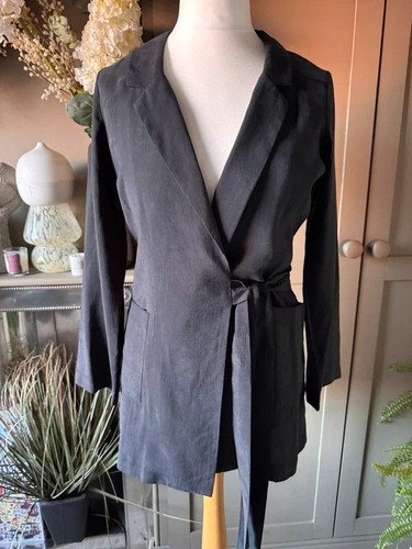 Zara black wrap blazer - zara, dress