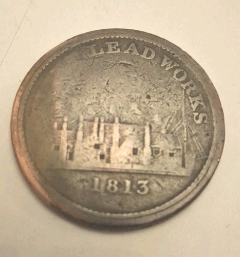 Flint lead works penny - works,,