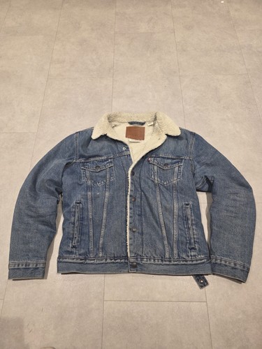 Levis jacket mens blue denim - jacket,