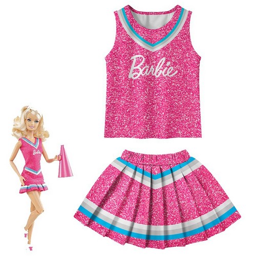 Girls barbie cheerleader tank - barbie,