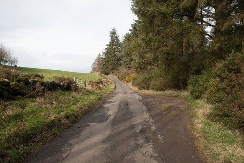 Photo 6x4 road pitmedden - road,