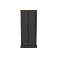 Devon 2 Door 1 Drawer Charcoal