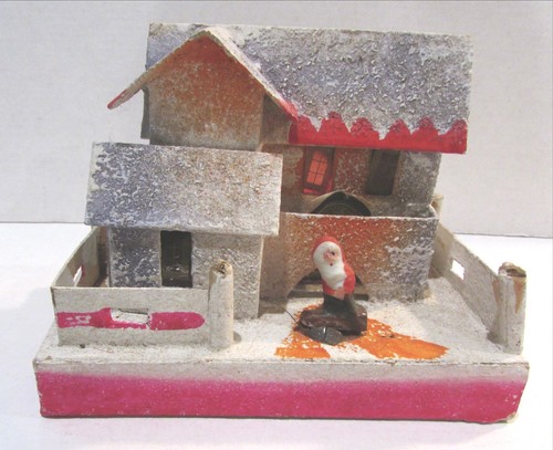 Vintage christmas house putz - vintage,