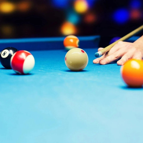 Pool cue ball - pool, spotted