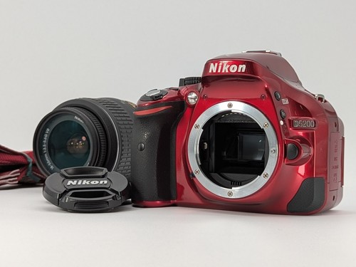 Nikon d5200 1mp camera red - nikon,
