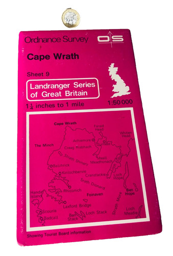 Map cape wrath ordnance - wrath,