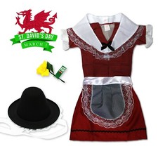 Welsh Girl Outfit 6PCS Set -