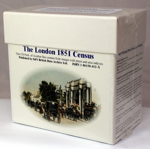 London 1851 census licenced - london, cd