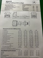 Mercedes Benz 1317 4 X 2 Truck