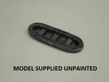 SMALL RUBBER DINGHY BOAT RESIN MODEL 1/72 Scale. - AHS187