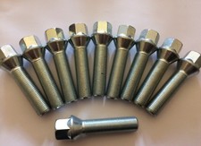 10 X M14X1.5 SILVER 60° ALLOY