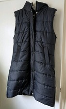 Black Quilted Padded Long