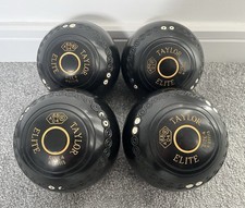 Taylor Elite Lawn Bowls Black