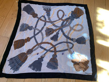 Vintage Aquascutum Scarf, Twill Silk Scarf 30” x 30” 