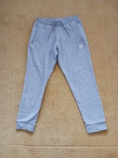 Mens Grey Slim Fit Adidas Joggers Size M Excellent Condition with Zip Pockets